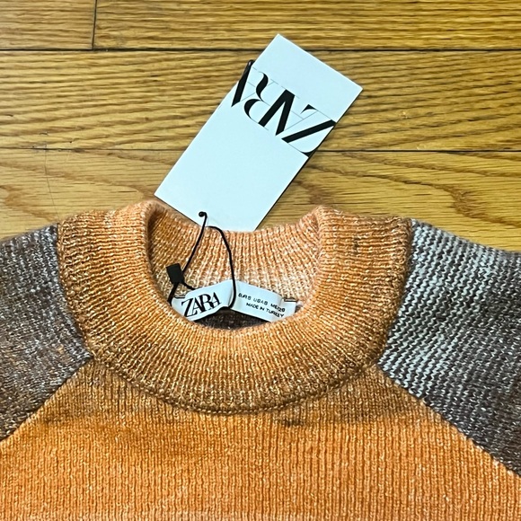 Zara Boho Fringe Knit Striped Sweater Size S
NWT - Picture 4 of 12